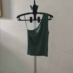 Madewell one shoulder cropped tank